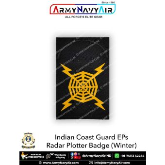 Indian Coast Guard EPs Radar Plotter Badges (Winter) : ArmyNavyAir.com