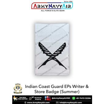 Indian Coast Guard EPs Writer & Store Badges (Summer) : ArmyNavyAir.com