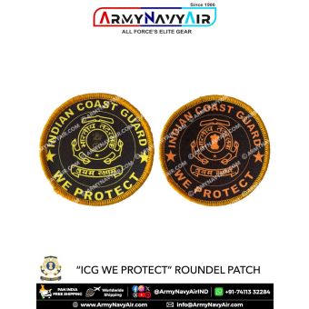 ICG | Indian Coast Guard Patch Roundel : ArmyNavyAir.com