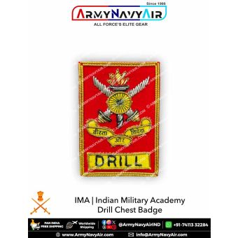 IMA|Indian Military Academy Drill Chest Badge : ArmyNavyAir.Com