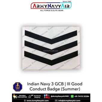Indian Navy 3 GCB | III Good Conduct Badges (Summer) : ArmyNavyAir.com