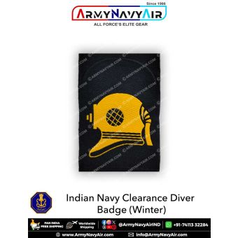 Indian Navy Clearance Diver Badges (Winter) : ArmyNavyAir.com