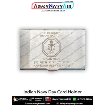 Indian Navy Day Card Holder S/S : ArmyNavyAir.Com