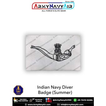 Indian Navy Diver Badges (Summer) : ArmyNavyAir.com
