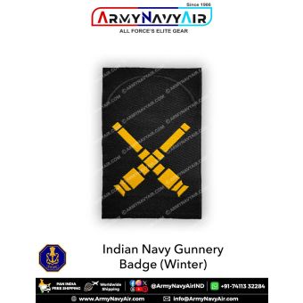 Indian Navy Gunnery Badges (Winter) : ArmyNavyAir.com