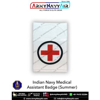 Indian Navy Medical Assistant Badges (Summer) : ArmyNavyAir.com
