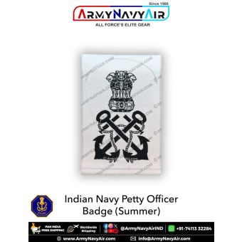 Indian Navy Petty officer Badges (Summer) : ArmyNavyAir.com