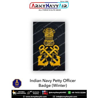 Indian Navy Petty officer Badges (Winter) : ArmyNavyAir.com