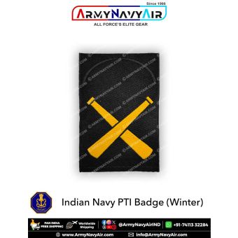 Indian Navy PTI Badges (Winter) : ArmyNavyAir.com