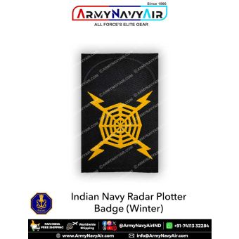 Indian Navy Radar Plotter Badges (Winter) : ArmyNavyAir.com