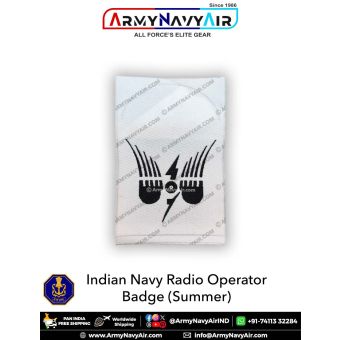 Indian Navy Communication-Radio Operator Badges (Summer) : ArmyNavyAir.com