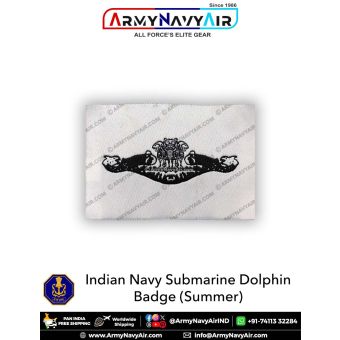 Indian Navy Submarine-Dolphin Badges (Summer) : ArmyNavyAir.com