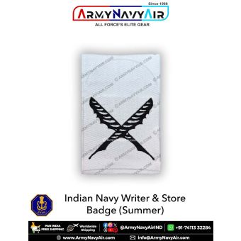 Indian Navy Writer & Store Badges (Summer) : ArmyNavyAir.com