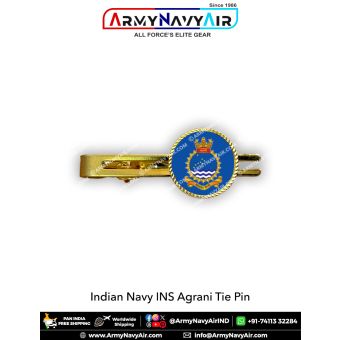 Indian Navy INS Agrani Tie Pin : ArmyNavyAir.com