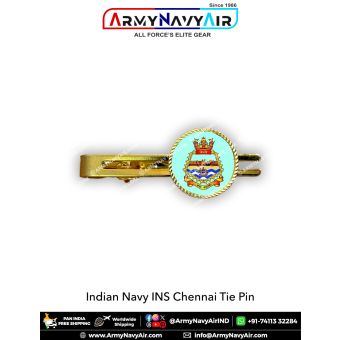 Indian Navy INS Chennai Tie Pin : ArmyNavyAir.com