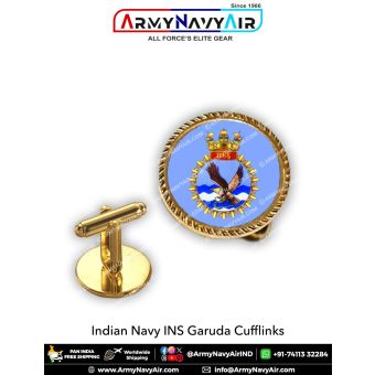 Indian Navy INS Garuda Cufflinks : ArmyNavyAir.com