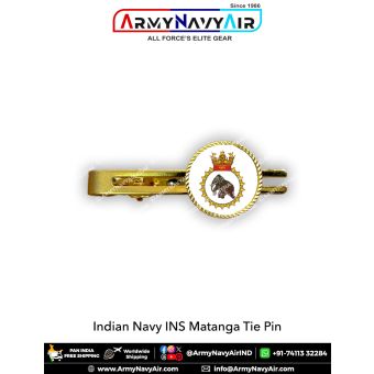 Indian Navy INS Matanga Tie Pin : ArmyNavyAir.com