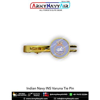 Indian Navy INS Varuna Tie Pin : ArmyNavyAir.com