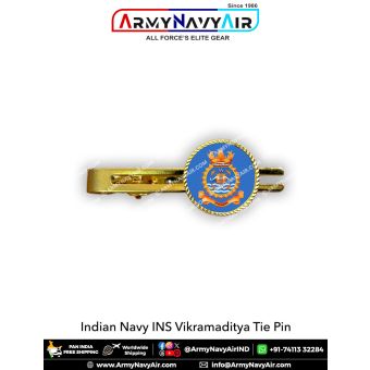 Indian Navy INS Vikramaditya Tie Pin : ArmyNavyAir.com