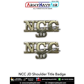 NCC JD Shoulder Title Badge : ArmNavyAir.com