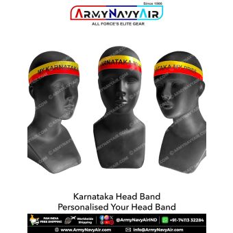 ಕರ್ನಾಟಕ ಹೆಡ್ಬ್ಯಾಂಡ್ | कर्नाटक हेडबैंड | Karnataka Head Band : ArmyNavyAir.Com
