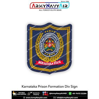 Karnataka Prison Formation Div Sign : ArmyNavyAir.com