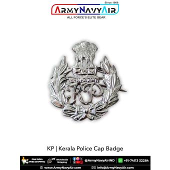 Kerala Police Cap Badge : ArmyNavyAir.com