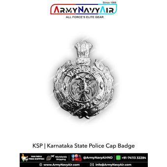 KSP - Karnataka State Police Cap Badge : ArmyNavyAir.com