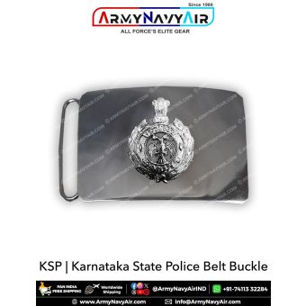 KSP Karnataka State Police Belt Buckle : ArmyNavyAir.com
