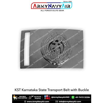 KST Leather Belt with Buckle : ArmyNavyAir.com