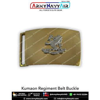 Kumaon Regiment Belt Buckle : ArmyNavyAir.com