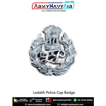 Ladakh Police Cap Badge : ArmyNavyAir.com