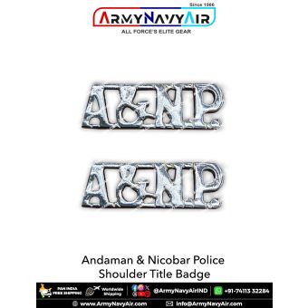 Andaman & Nicobar Police Title Shoulder Badge : ArmyNavyAir.com