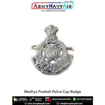 Madhya Pradesh Police Cap Badge : ArmyNavyAir.com