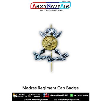 Madras Regiment Cap Badge : ArmyNavyAir.com