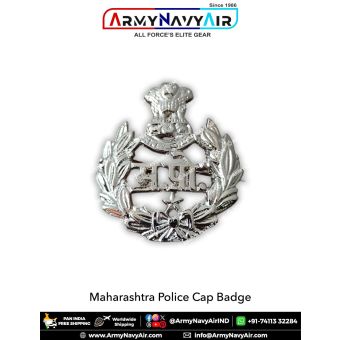 Maharashtra Police Cap Badge : ArmyNavyAir.com