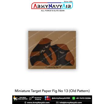 Miniature Target Paper Fig No13 (Old Pattern) (Pack Of 100) : ArmyNavyAir.com
