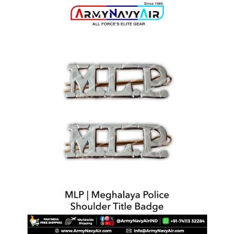 Meghalaya Police Shoulder Title Badge : ArmyNavyAir.com