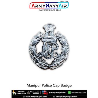 Manipur Police Cap Badge : ArmyNavyAir.com