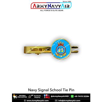 Navy Signal School Tie Pin : ArmyNavyAir.com