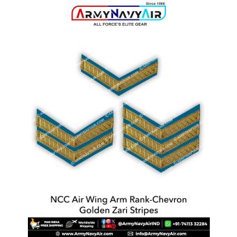 NCC Air Golden Zari Chevron : ArmyNavyAir.com