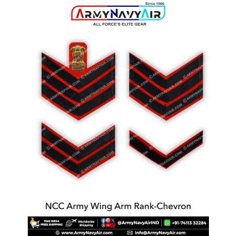 NCC Army Chevron : ArmyNavyAir.com