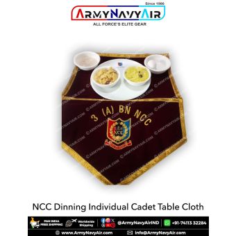 Personalised NCC Cadet Dining Table Cloth : ArmyNavyAir.com