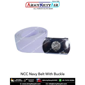 NCC Navy Belt With Buckle : ArmyNavyAir.Com