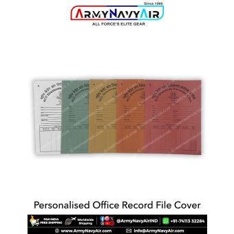 Personalised Office Record File Cover : ArmyNavyAir.com