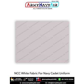 NCC Uniform White Fabric for Navy Cadet : ArmyNavyAir.com