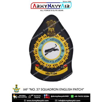 IAF | Indian Air force Squadron Patch English : ArmyNavyAir.com-37 Squadron