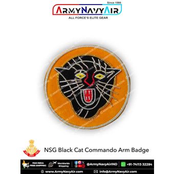 NSG Black Cat Commando Arm Badge : ArmyNavyAir.com