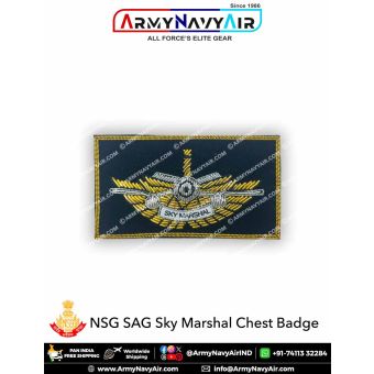 NSG SAG Sky Marshal Chest Badge : ArmyNavyAir.com
