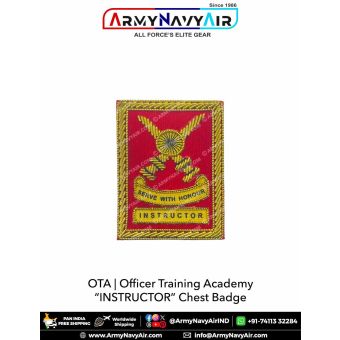 OTA Instructor Chest Badge : ArmyNavyAir.com